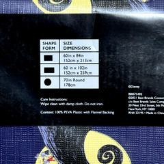 Nightmare Before Christmas Tablecloth Jack Moon 60″x102” NEW IN PACKAGE