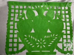 2 Pack 10 Pieces Papel Picado Plastic Papel Picado 16’ Mexican Papel Picado