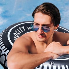 4 Pack Inflatable Tire Pool Float for Adults Inflatable 36″ Giant Tire Tubes …