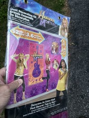 Hannah Montana Giant Decorating Set Room Wall 6 Piece Miley Cyrus Vintage Qty 2