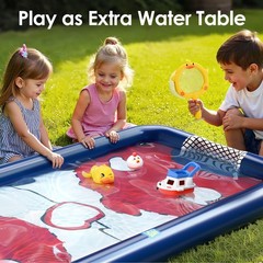Kids Hockey Pool Game Toys, Big Inflatable Water Play Floating Toy, Fun Swimm…
