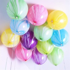 Rainbow Tie Dye Balloons 100PCS 12 Inch Agate Marble Latex Swirl Balloons For…