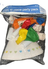 2 VTG 1980’s 16 pc Care Bear Party Kits Hats, Horns, Balloons American Greetings