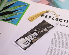 Plastic Bookmark Sleeves with Tassels Penta Angel 25Pcs Clear Blank Vinyl Photo