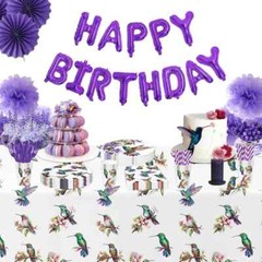 Hummingbird Birthday Party Decorations – Bird Hummingbird Party Supplies Plat…