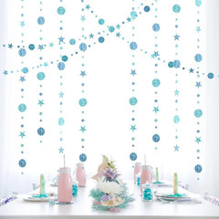 （48Pcs 156Inch） * 3 String Twinkle Little Star Party Garlands Glitter Hanging Mo