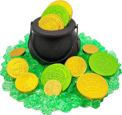 Black Candy Cauldron Kettles, Party Decoration Supplies, St. Patrick’S 3″ Inches