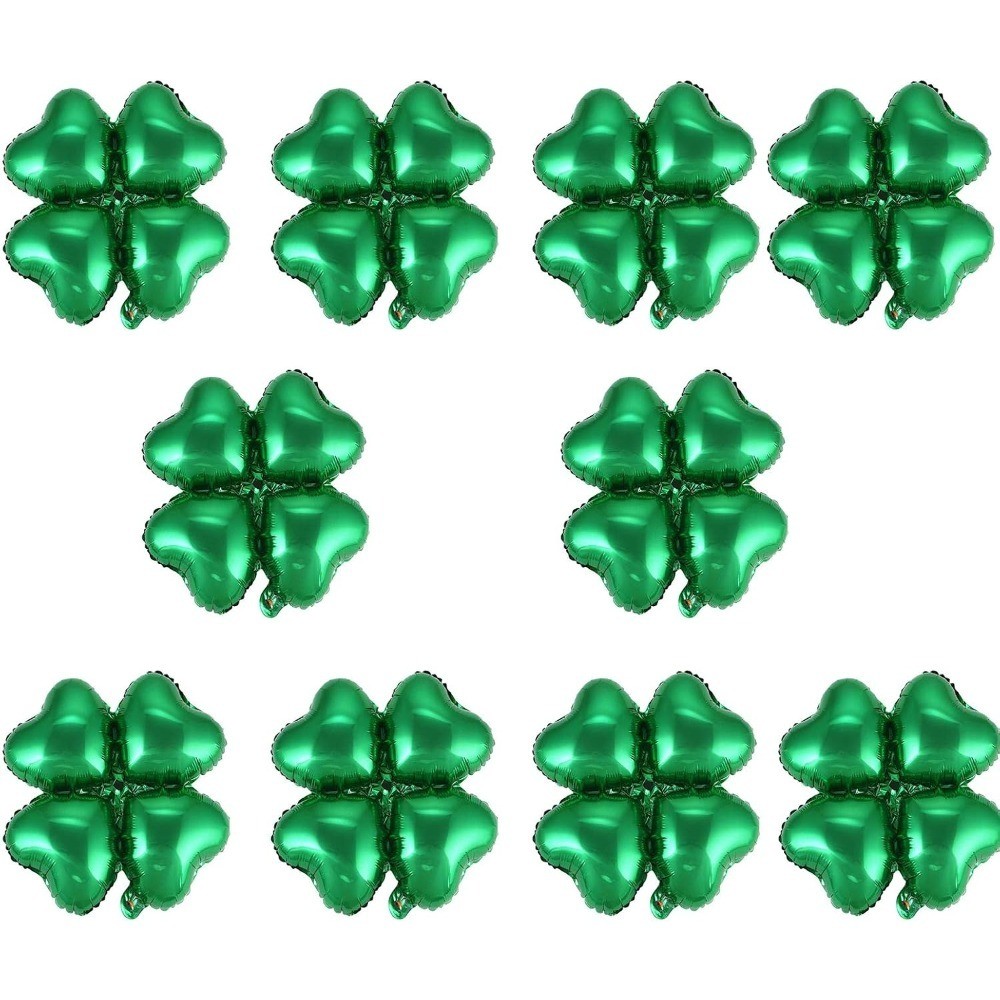 St.Patricks Day Shamrock Foil Balloons,St Patrick’s Day Decorations,for Wedding