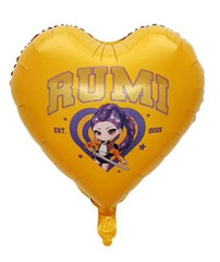kpop demon hunters RUMI foil balloon x1 18 inch, Helium or air filled