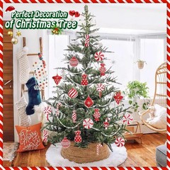 26 Pcs Christmas Ceiling Hanging Decorations Set Candy Swirl Ornaments Holiday