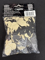 Halloween Skull & Raven Paper Confetti 1.5 oz. Decorations