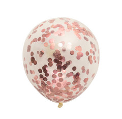 Designer Rose Gold 6th Happy Birthday Balloon Banner Party Decoration Supplies