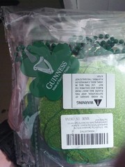 St Patricks Day Party Supply Lot 30pc Decor Set 50 Teacher Gift Tags Guinness