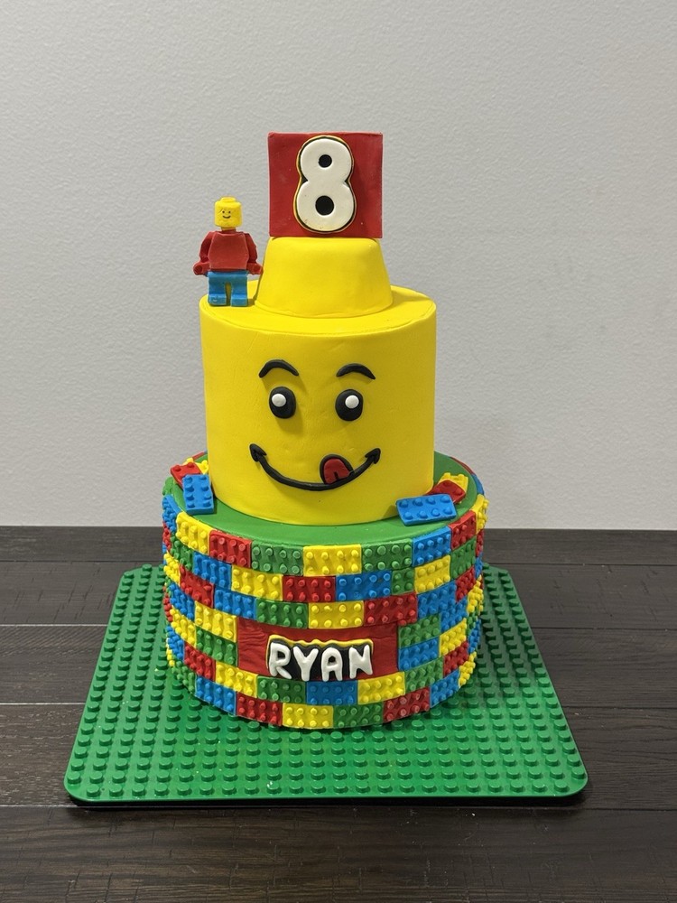 LEGO Inspired Birthday Cake – Custom Made