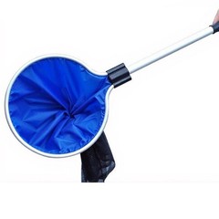Soft Mesh Fish Net for Safe Transfer Featuring Aluminum Handle and ABS Grip