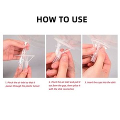 Balloon Sticks with Cups 30 Packs,16inch Long Clear Bobo Balloon Holder for W…