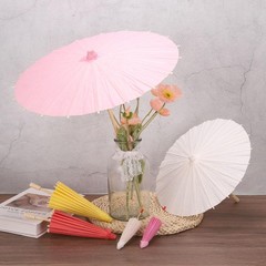 «12» Pink Paper Umbrellas for Crafts, Photography Props, and Party Decor»