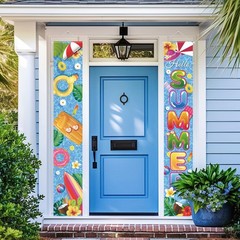 8 Pcs Seasonal Door Banner Hello Winter Christmas Banner Spring Summer Fall W…