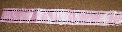 Mom To Be Pink Sash Black Lettering Hearts Pink Rhinestones Fast Shipping