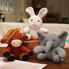 Crochet Stuffed Animals Soft Thread Plush Hand-Crocheted Toys Kid & Adult-Friend