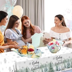 Winter Baby Shower Tablecloth Baby It’s Cold Outside Baby Shower Decorations …