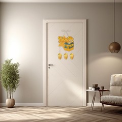 2024 Ramadan Shining Couplet Mubarak Door Decoration Muslim Ramadan JQ