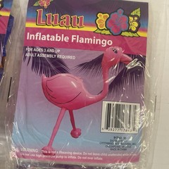 Inflatable LUAU Beach Party Theme Parrot Monkey Sea Horse Flamingo