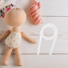 1 Set Adjustable Puppet Frame Durable Plastic Body Model for Creative Dolls