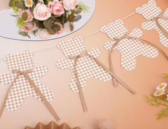 We Can Bearly Wait Garland – Neutral Boho Bear Baby Shower Decor, Teddy Bear Ban