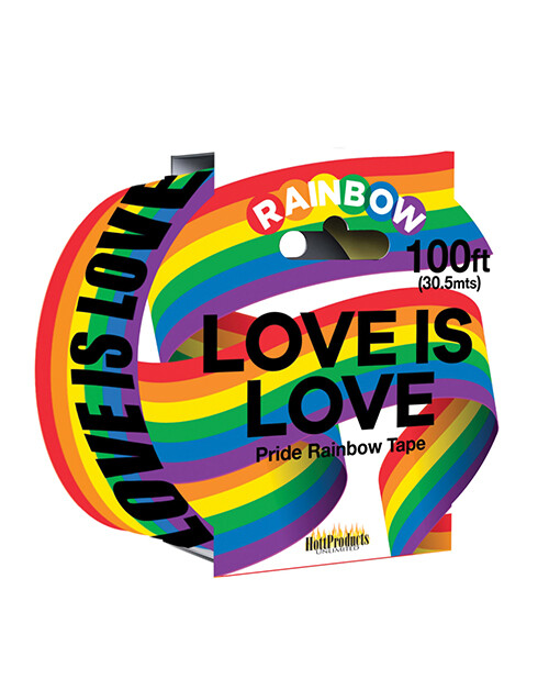 Love Is Love Rainbow Style Caution Party Tape 100 Ft