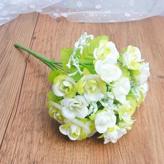 Silk Artificial Rose Buds 22cm for Table Centerpiece Home Office Wedding Decor
