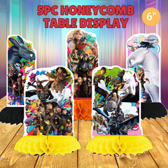 How Train Dragon Party Supplies happy birthday centerpiece decoration cup plate