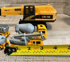 CAT Construction Trucks Little Machines Birthday Party Toppers w/ Plates & Cups