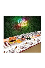 3 Pack Large Size Plastic 54″x108″ Congrats Grad Graduation Party Tablecover…