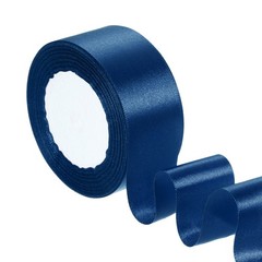1.5 Inches x 24 Yards Satin Ribbon Roll Gift Wrapping Ribbon, Dark Blue