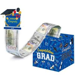 Class of 2025 Graduation Party Decoration Kit Cake Topper and Cash Gift Box Surp
