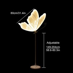 2PC LED Light Wedding Butterfly Floor Lamp Creative Butterfly Ceiling Lamp Props