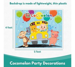 Cocomelon Party Decorations Includes Banners, Balloon Arch , And Photobooth…