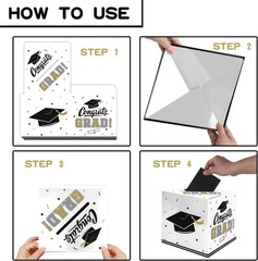 2026 Graduation Decoration Card Box – Durable Paper and Lightweight Design