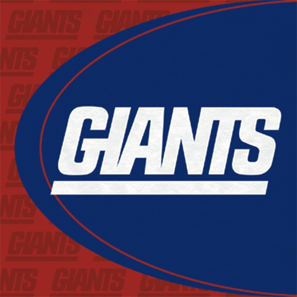 NEW YORK GIANTS NFL Lunch Napkins retro 16 per pack FREE Ship – NEW