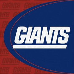 NEW YORK GIANTS NFL Lunch Napkins retro 16 per pack FREE Ship – NEW