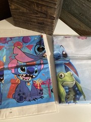 Stitch Birthday Party Kit Cake & Cup Cake Toppers Tablecloth Backdrop & More
