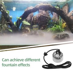 Aquarium Mist Maker Fish Tank Color Light Fogger Landscape Humidifier