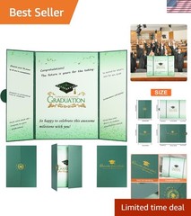 2026 Graduation Memory Book – Elegant Autograph Sign-In with Gold Embossing