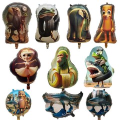 Italian Brainrot Animals Theme Kids Birthday Party Supplies Tung Tung Tung Sahur