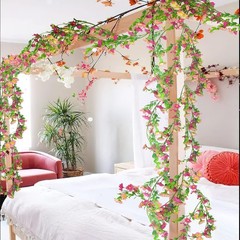 Artificial Daisy Flowers Vine Silk Flower Garland Spring Fake Flower Vine