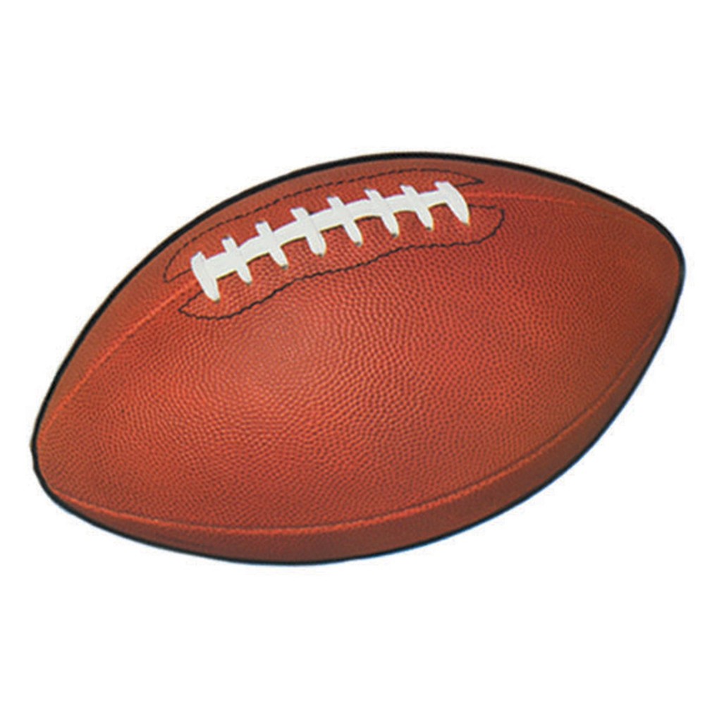 Beistle Football Cutout Party Accessory 1 count Brown 11 Inch Functional