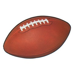 Beistle Football Cutout Party Accessory 1 count Brown 11 Inch Functional