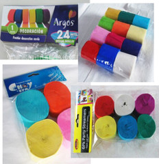 Crepe Paper Craft Streamers Decorative Paper Strip for Various Party Birthday
