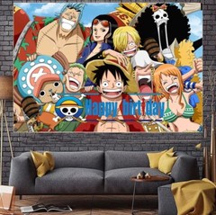 Anime Theme Birthday Party Backdrop Decoration, 5×3.5ft Happy Birthday Backdrop